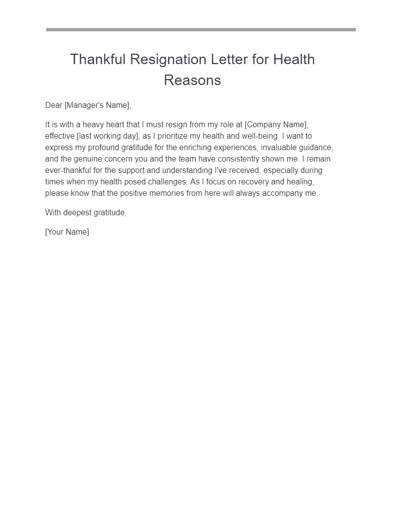 Thankful Resignation Letter - 23+ Examples, PDF, Tips