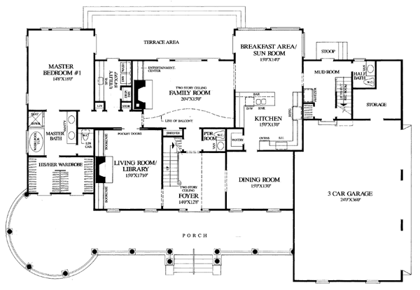 Southern Plantation Homes Floor Plans