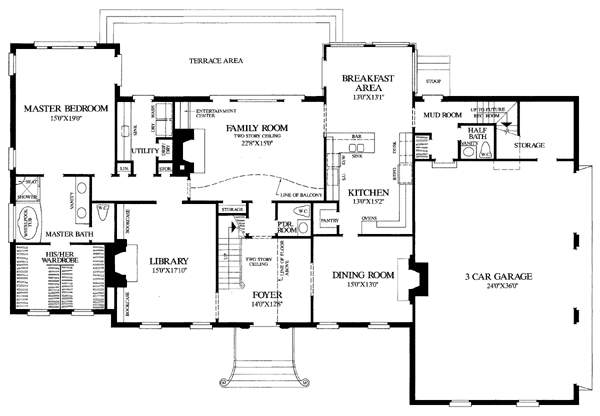 Southern Plantation Homes Floor Plans