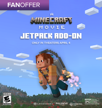 Unlock an exclusive jetpack in Minecraft