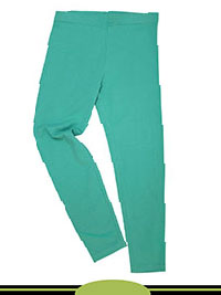 DARK-AQUA Younger Girls Cotton Rich Leggings - Age 5/6Y to 6/7Y