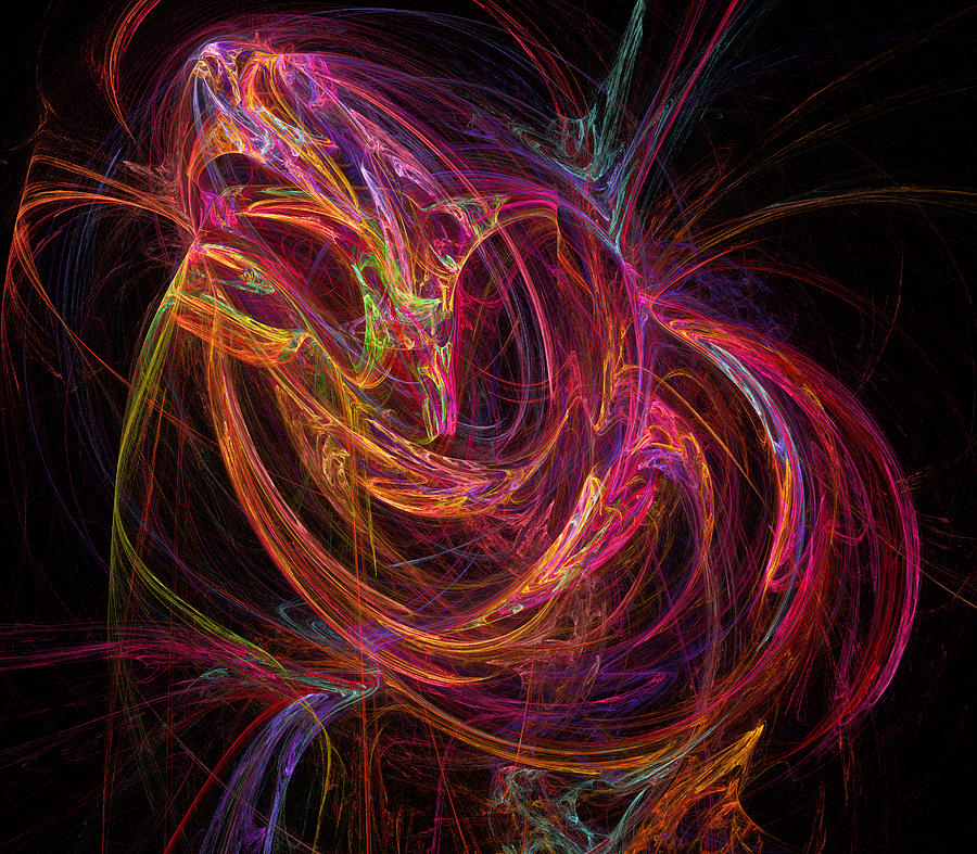 Flowing Energy Digital Art by Ricky Barnard - Fine Art America