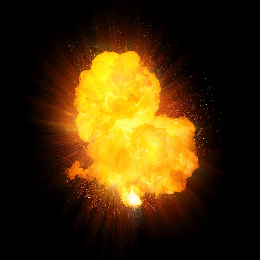 Fire Explosion Background