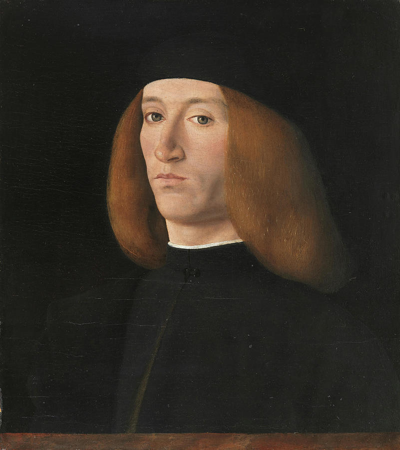 Andrea Solario -Milan, ca. 1465-1524-. Portrait of a Young Man -1490s ...