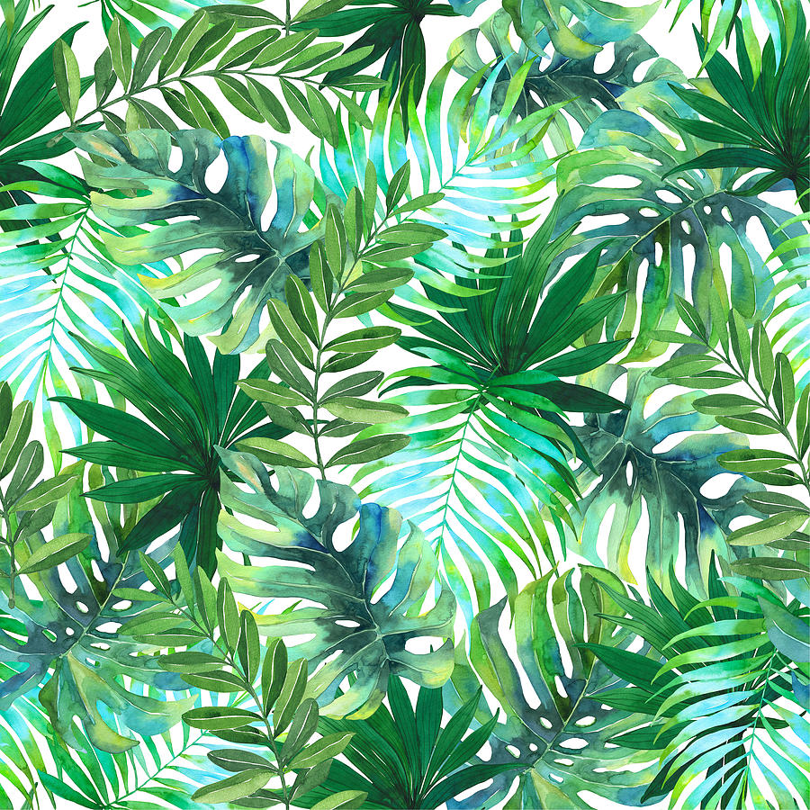 Tropical Leaves Pattern