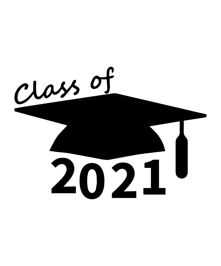 Class Of 2021 Graduation Cap Digital Art by Jensen Cena - Fine Art America