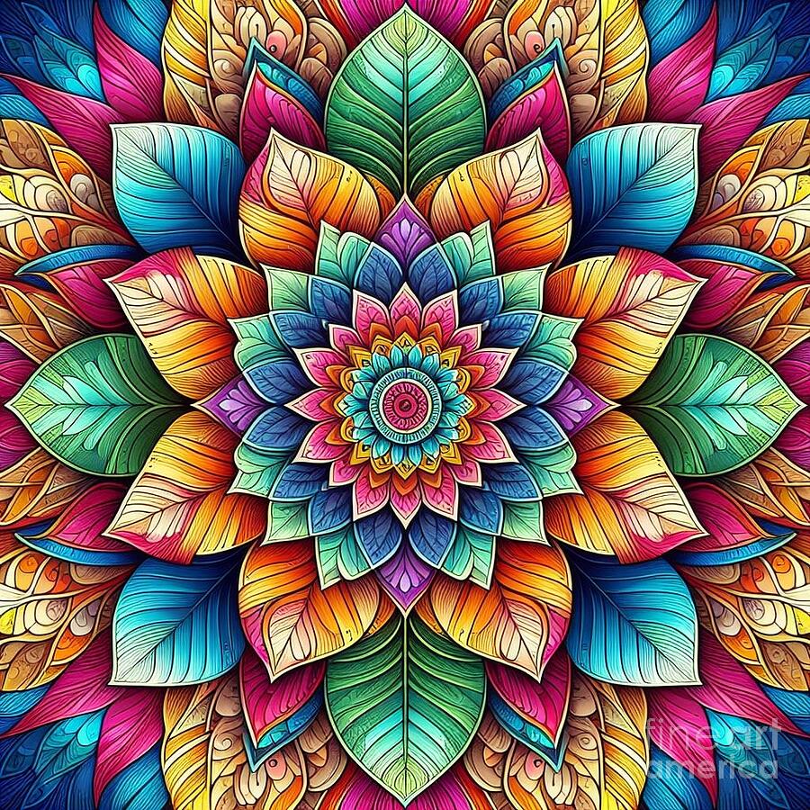 Mandala #4 Digital Art by Ekta Gupta - Fine Art America