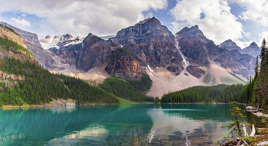 Valley of the Ten Peaks at Moraine Lake Photograph by Mike Centioli ...