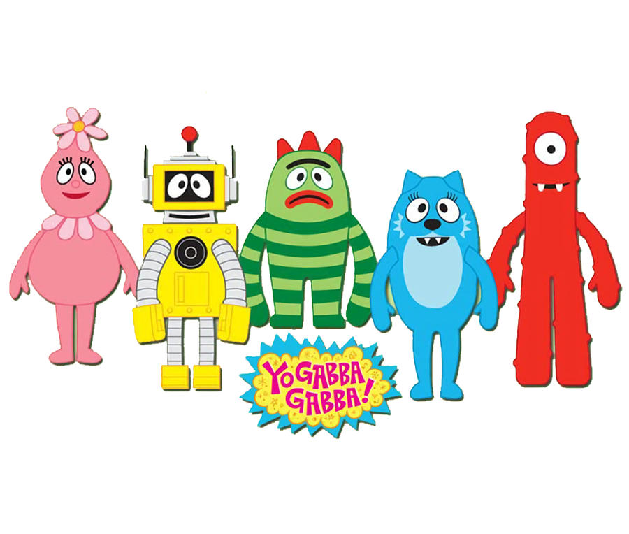 Yo Gabba Gabba Poster cool Painting by Julie Elliot | Fine Art America