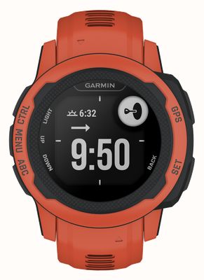 Garmin Instinct 2S Poppy Red Silicone Strap 010-02563-06