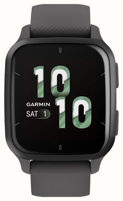 Garmin Venu Sq 2 Smartwatch (40mm) Slate Aluminium Bezel With Shadow Grey Case & Silicone Strap 010-02701-10