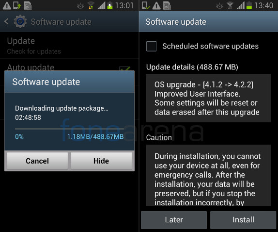 Samsung Galaxy S2 Android Upgrade