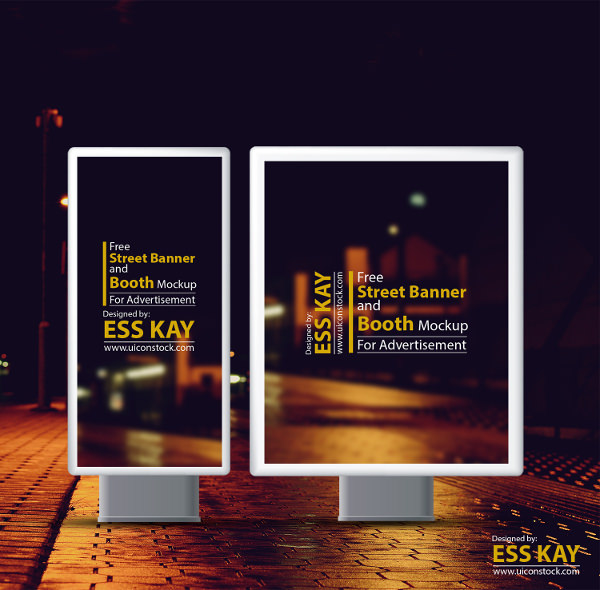 Free-Street-Banner-and-Booth-Mockup-For-Advertisement