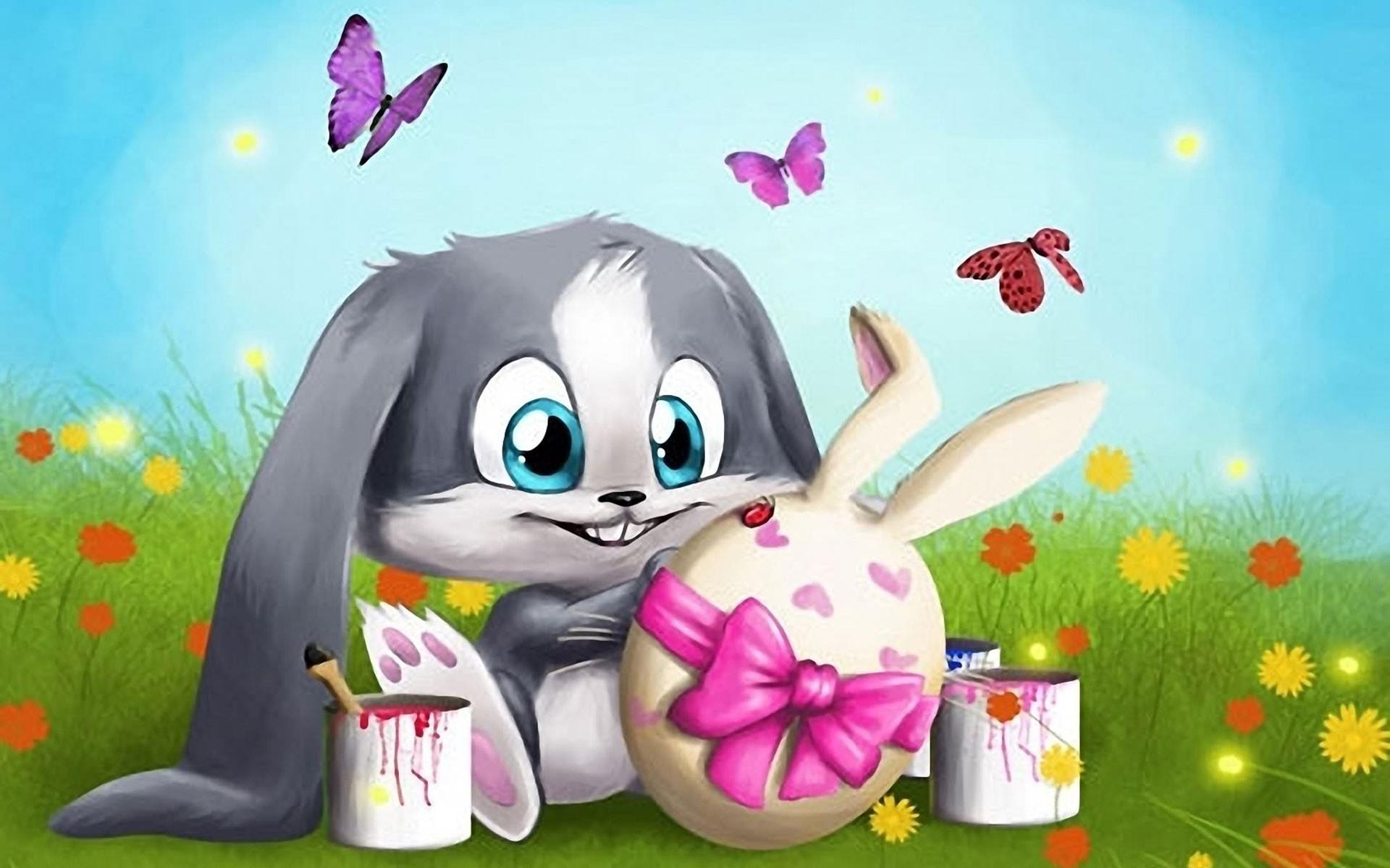 Cartoon Easter Bunny For Download