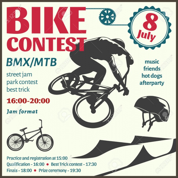 BMX Event Racing Flyer