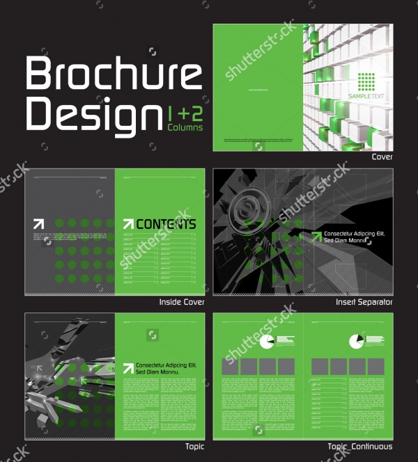 Digital Company Layout Brochure