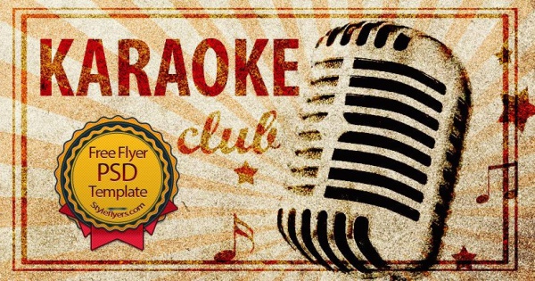 Karaoke Club Flyer Template