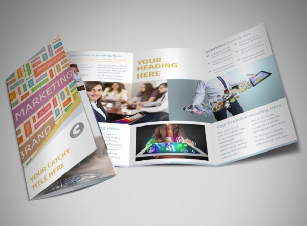 Digital Marketing Agency Tri-Fold Brochure