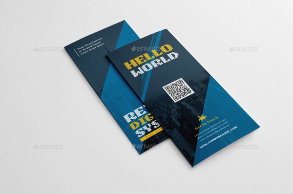 Tri-Fold Digital Business Brochure Design