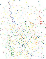 Confetti Falling Stock Clipart | Royalty-Free | FreeImages