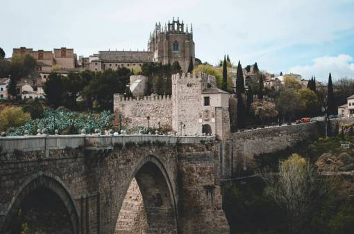 cat Cityscape of Toledo Spain