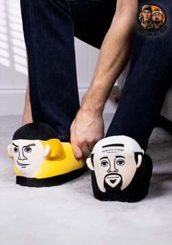 Adult Jay & Silent Bob Plush Slippers