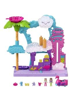 Polly Pocket Pollyville Flamingo Fun Car Wash