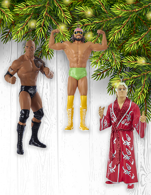 WWE Christmas Ornaments