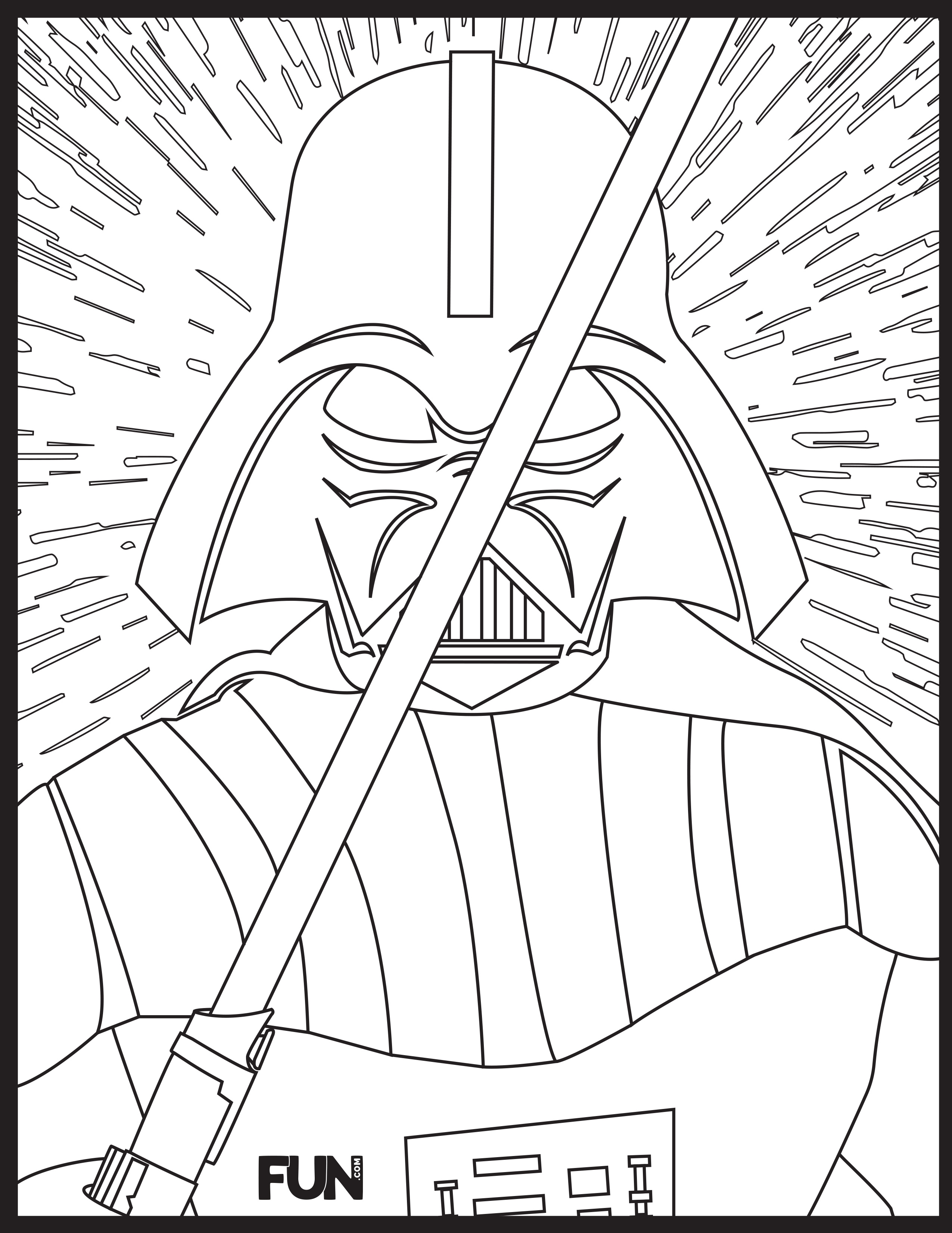 Darth Vader Coloring Page