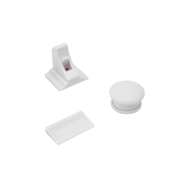 10x Magnetisk Børnesikring White