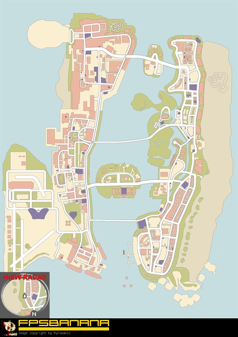 Gta 5 Vice City Map