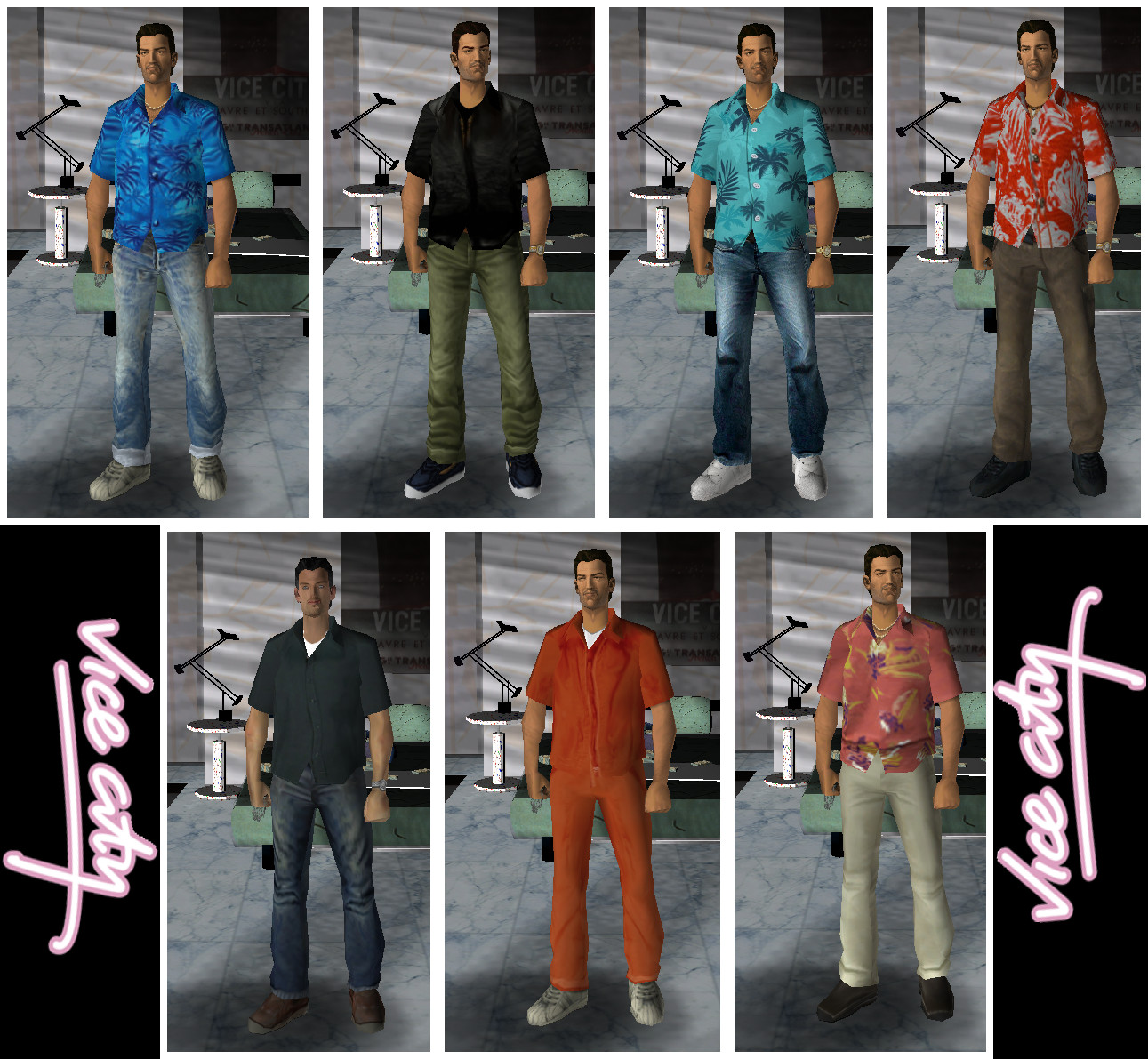 GTA Vice City custom skins pack by DeathCold [Grand Theft Auto: Vice ...