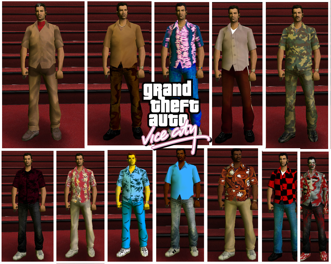 GTA Vice City custom skins pack by DeathCold [Grand Theft Auto: Vice ... image.