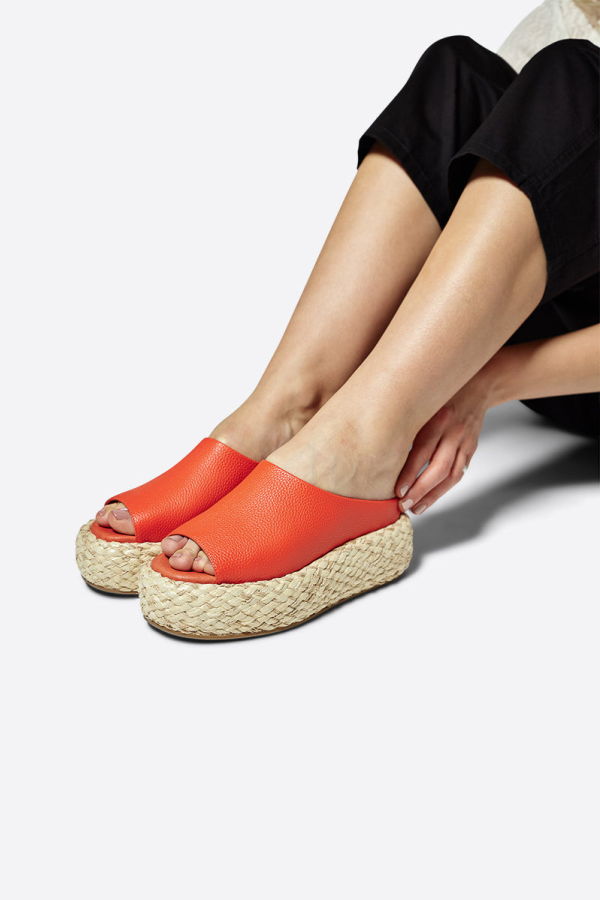 "INTENTIONALLY __________." Hightide Flatform Sandal