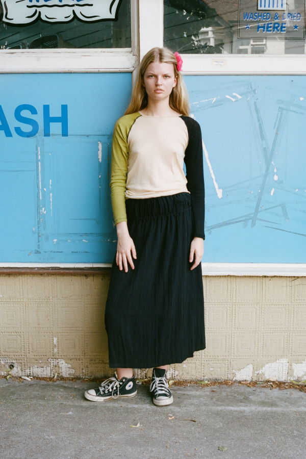 Baserange Diph Skirt - Black