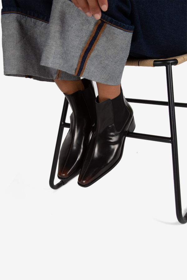 "INTENTIONALLY __________." RATIO CHELSEA BOOT - SIENNA COMBO