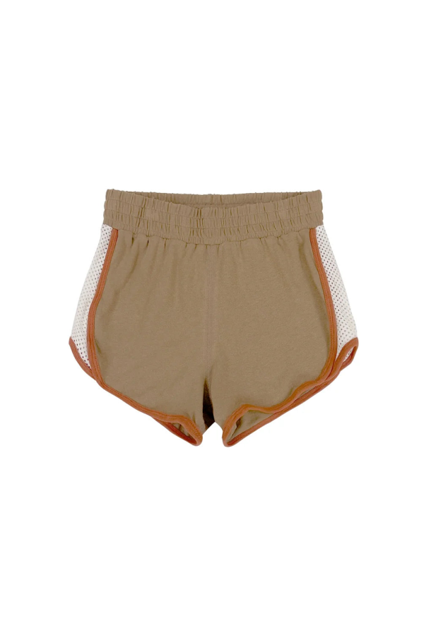 Jungmaven Yarrow Mesh Track Short - Coyote