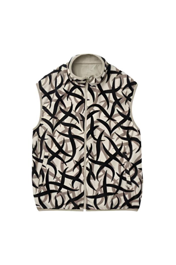 Gramicci Reversible Fleece Vest - Tribal Terra