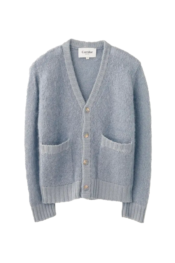 Corridor Mohair Cardigan - Blue