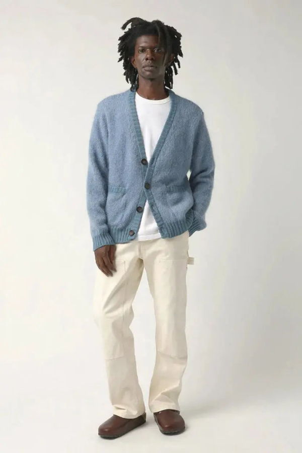 Corridor Mohair Cardigan - Blue