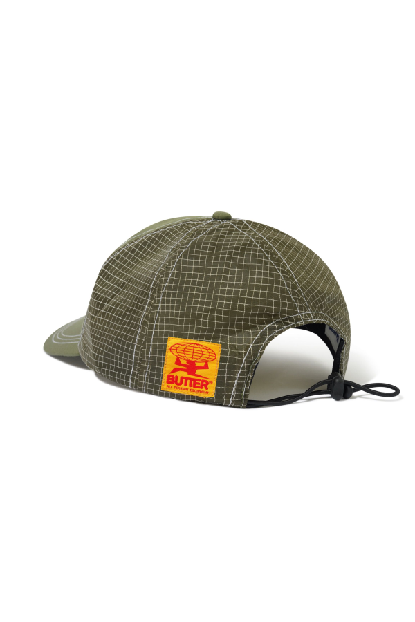 Butter Goods Nylon Ripstop 6 Panel Cap - Army