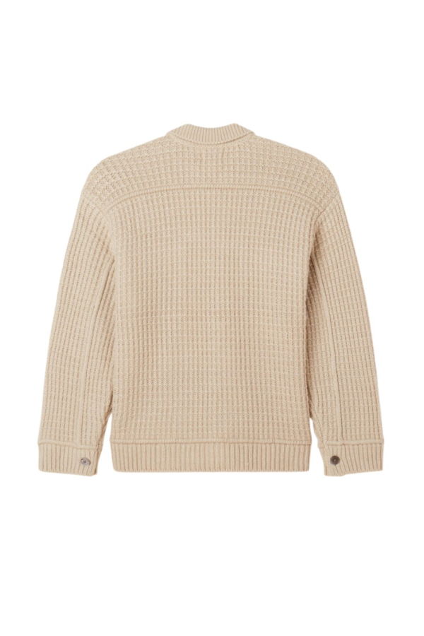 Obey JJ Wool Sweater Jacket - Natural