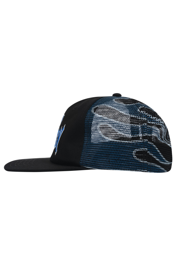 Sci-Fi Fantasy Biker Logo Hat - Black