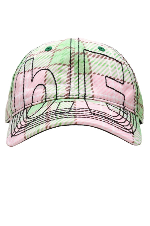 b.eautiful Vapor 6 Panel Hat - Sakura Tartan