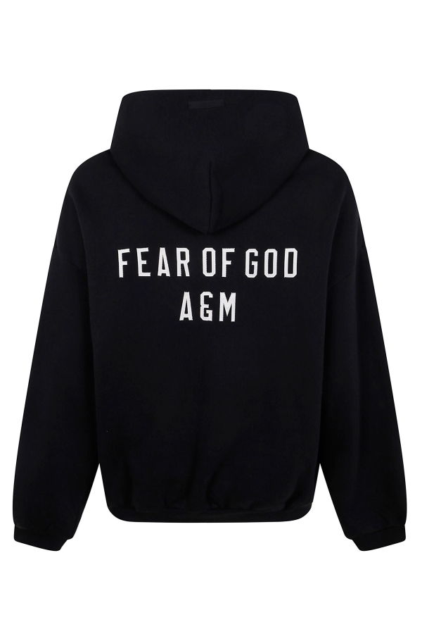 Fear of God Heavy Fleece Full-Zip Hoodie - Black