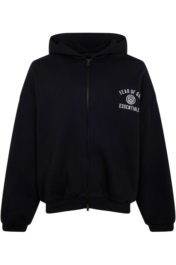 Fear of God Heavy Fleece Full-Zip Hoodie - Black