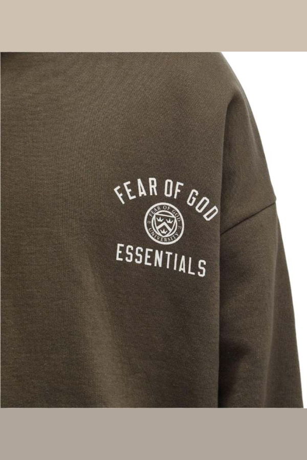 Fear of God Heavy Fleece Full-Zip Hoodie - Brown