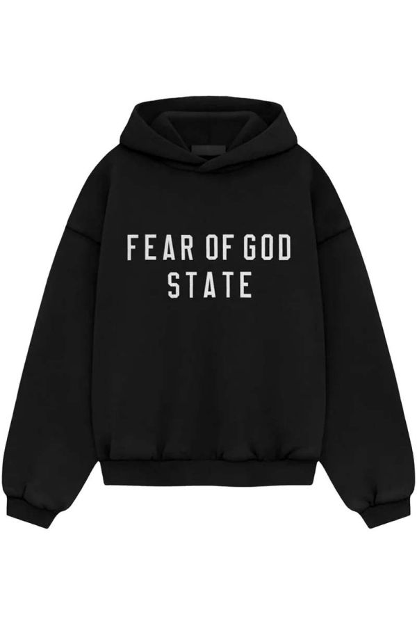 Fear of God Heavy Fleece Hoodie - Black