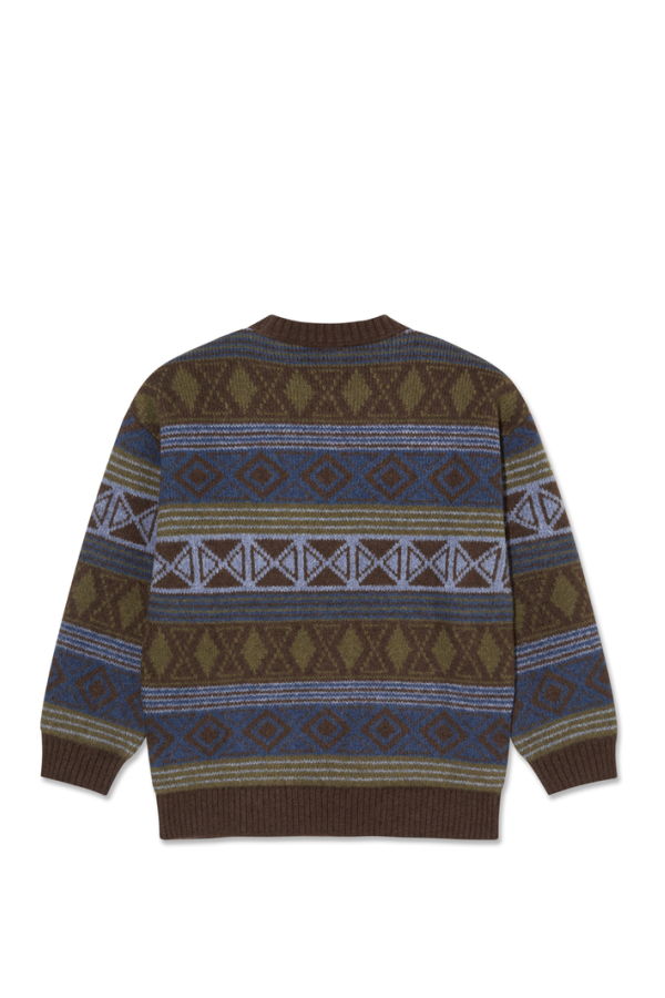 Polar Skate Co. George Sweater - Blue/Green