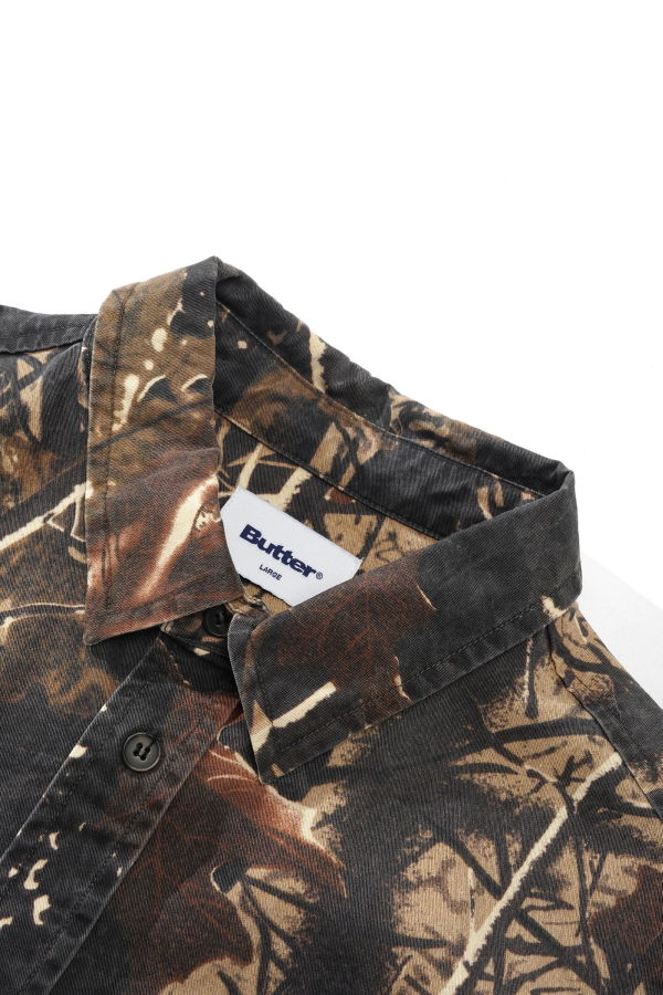 Butter Goods Washed Pocket Shirt - Camo